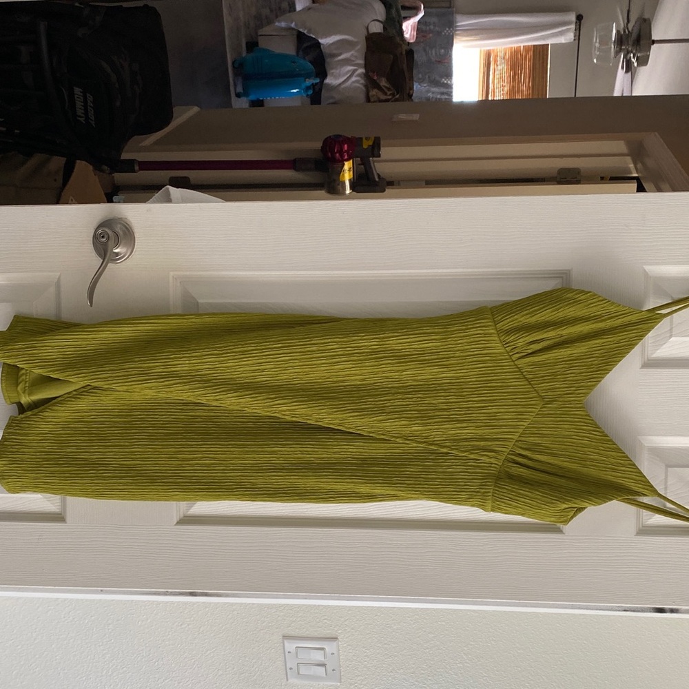 Lulu's Olive Green Bow Dress